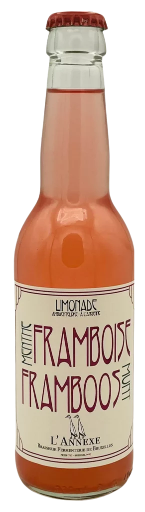 Limonade framboise menthe l'annexe brasserie