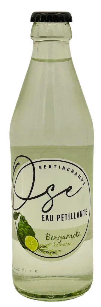 Ose romarin et bergamote eau pétillante Bertinchamps