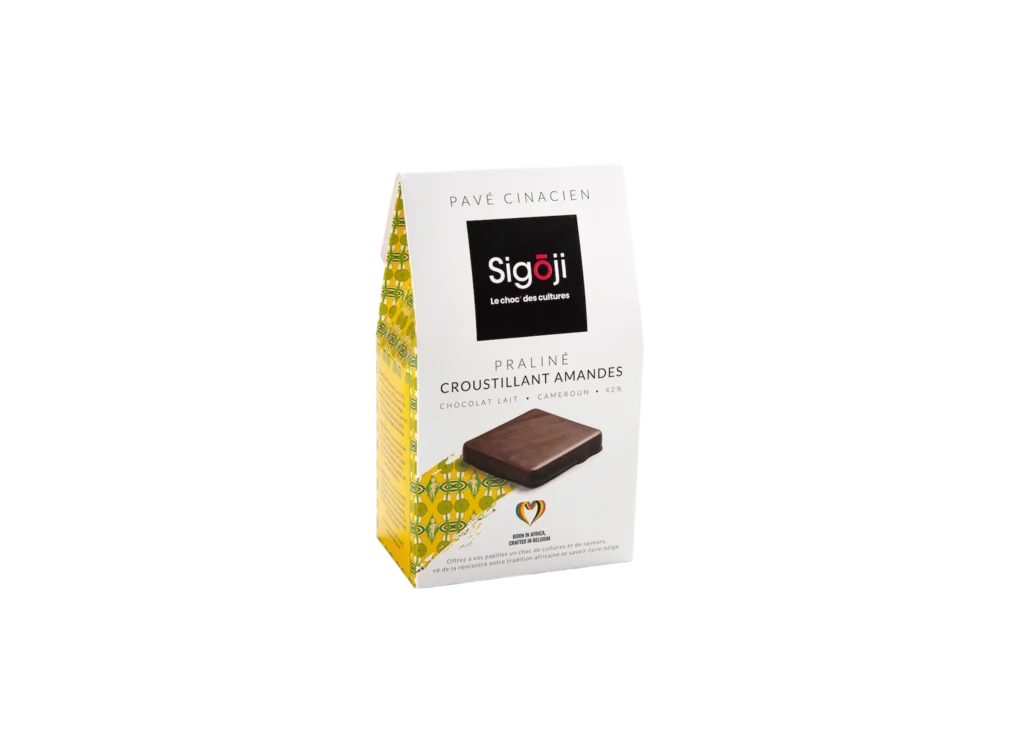 Pavé lait croustillant Amandes Sigoji